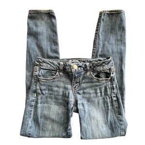 American Eagle Women Jegging Jeans Low Rise Stretch (Sz4 W26 L28)
